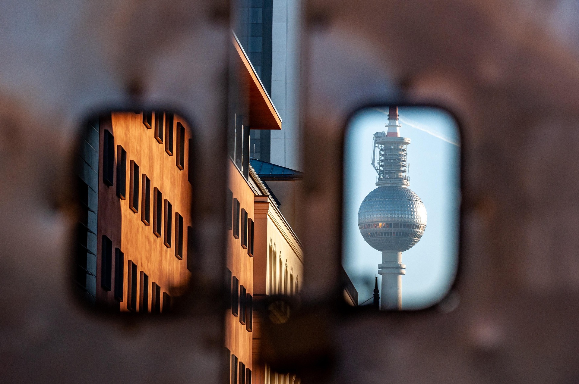 cityscape of Berlin Mitte, where to stay in Berlin, with TV tower and skyline